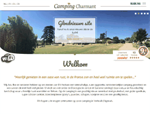 Tablet Screenshot of campingcharmant.com